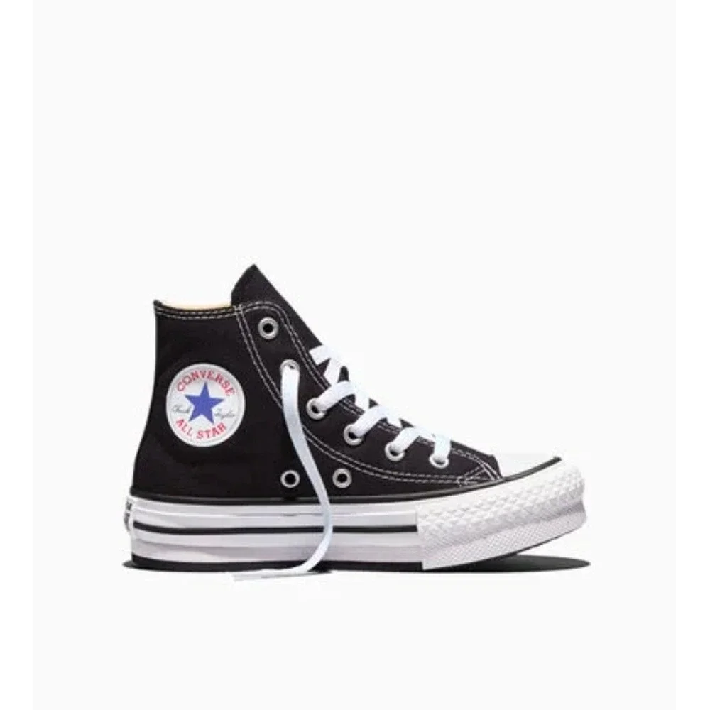 Converse Chuck Taylor NEW All Star EVA Lift Platform High Top Black Youth 3 NIB